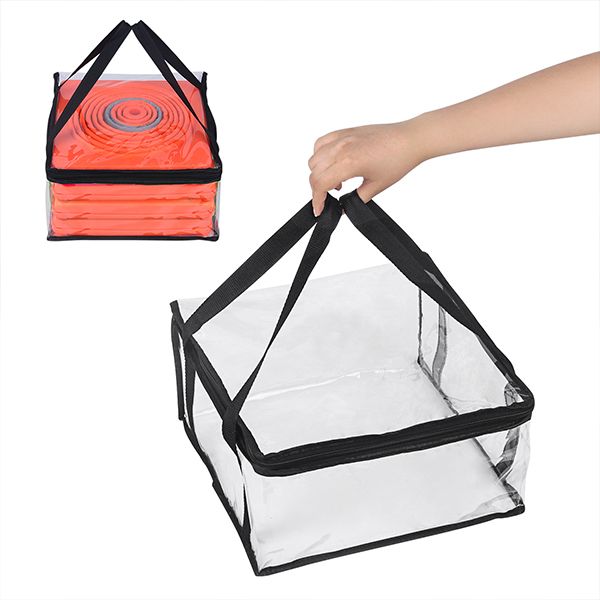 Transparent Organized Bag for Collapsible Traffic Cones 28 inch [ Cones Not Included]
